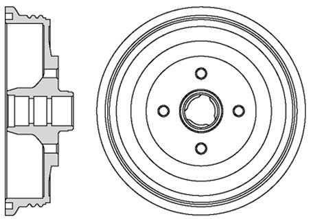 MOTAQUIP Тормозной барабан VBD28