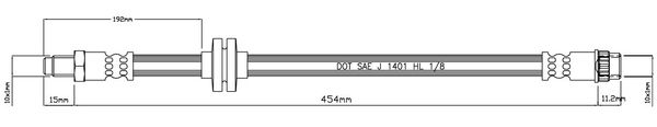 MOTAQUIP Pidurivoolik VBH1153