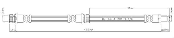 MOTAQUIP Тормозной шланг VBH1183