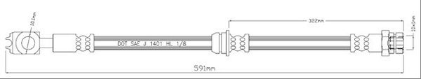 MOTAQUIP Pidurivoolik VBH1190