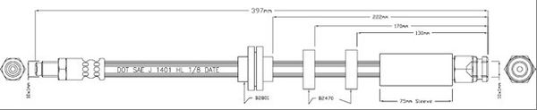 MOTAQUIP Pidurivoolik VBH1213