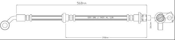 MOTAQUIP Pidurivoolik VBH1228