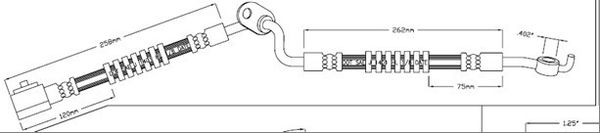 MOTAQUIP Pidurivoolik VBH1231