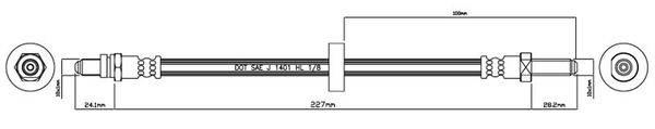 MOTAQUIP Pidurivoolik VBH236