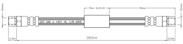 MOTAQUIP Pidurivoolik VBH459