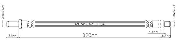 MOTAQUIP Pidurivoolik VBH564