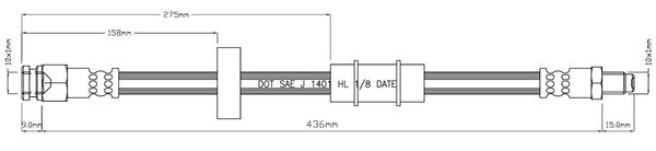 MOTAQUIP Pidurivoolik VBH596