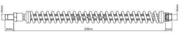 MOTAQUIP Pidurivoolik VBH742