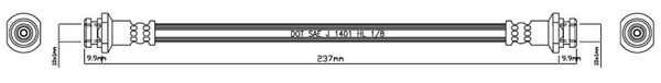 MOTAQUIP Pidurivoolik VBH758