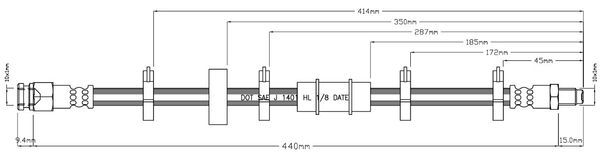 MOTAQUIP Pidurivoolik VBH766