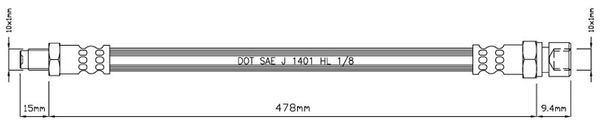 MOTAQUIP Pidurivoolik VBH787