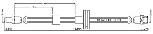 MOTAQUIP Pidurivoolik VBH956