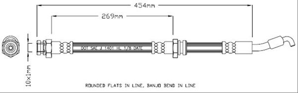 MOTAQUIP Pidurivoolik VBJ132