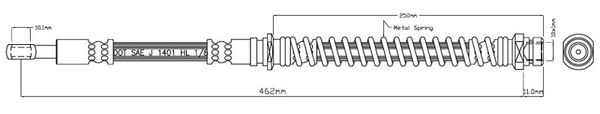 MOTAQUIP Pidurivoolik VBJ252