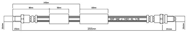 MOTAQUIP Pidurivoolik VBJ258