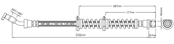 MOTAQUIP Pidurivoolik VBJ314