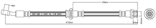 MOTAQUIP Тормозной шланг VBJ392