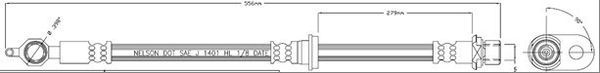 MOTAQUIP Тормозной шланг VBJ407