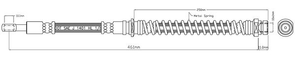 MOTAQUIP Pidurivoolik VBJ412