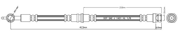 MOTAQUIP Pidurivoolik VBJ599