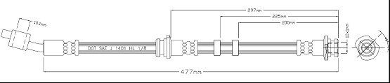 MOTAQUIP Pidurivoolik VBJ626