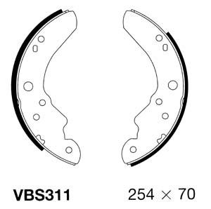 MOTAQUIP Piduriklotside komplekt VBS311