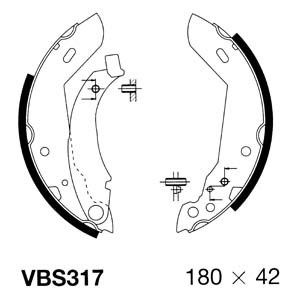 MOTAQUIP Piduriklotside komplekt VBS317