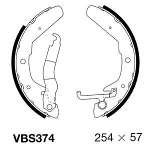 MOTAQUIP Piduriklotside komplekt VBS374