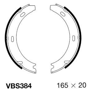 MOTAQUIP Piduriklotside komplekt,seisupidur VBS384