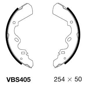 MOTAQUIP Комплект тормозных колодок VBS405