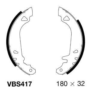 MOTAQUIP Piduriklotside komplekt VBS417