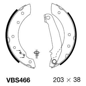 MOTAQUIP Piduriklotside komplekt VBS466