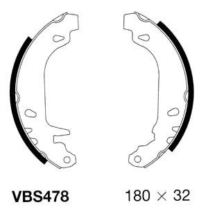 MOTAQUIP Piduriklotside komplekt VBS478