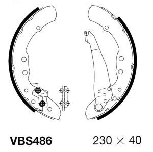 MOTAQUIP Piduriklotside komplekt VBS486