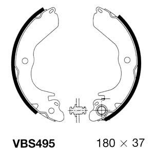 MOTAQUIP Piduriklotside komplekt VBS495