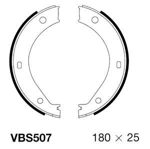 MOTAQUIP Piduriklotside komplekt,seisupidur VBS507