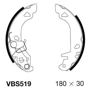 MOTAQUIP Piduriklotside komplekt VBS519