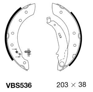 MOTAQUIP Piduriklotside komplekt VBS536