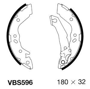 MOTAQUIP Комплект тормозных колодок VBS596