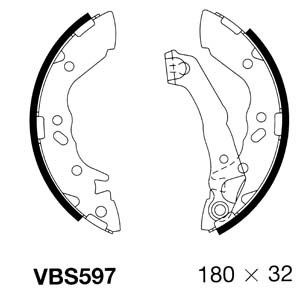 MOTAQUIP Piduriklotside komplekt VBS597