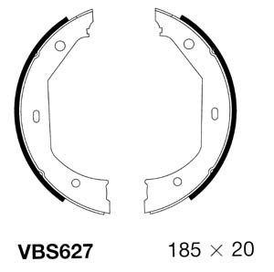 MOTAQUIP Piduriklotside komplekt,seisupidur VBS627