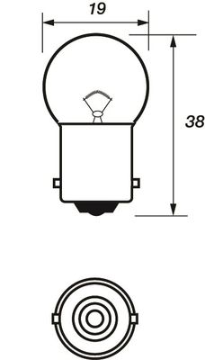 MOTAQUIP Лампа накаливания, фара дневного освещения VBU149