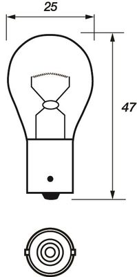 MOTAQUIP Лампа накаливания, фара дневного освещения VBU382