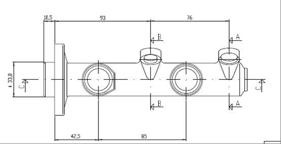 MOTAQUIP Peapiduri silinder VMC103