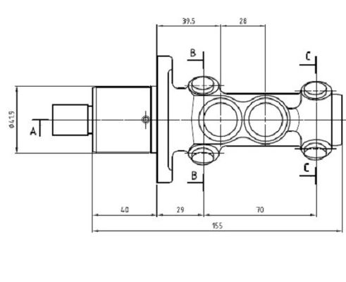 MOTAQUIP Peapiduri silinder VMC124