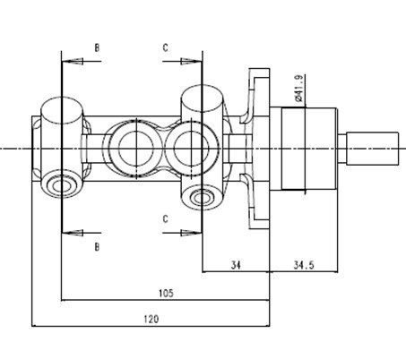 MOTAQUIP Peapiduri silinder VMC173