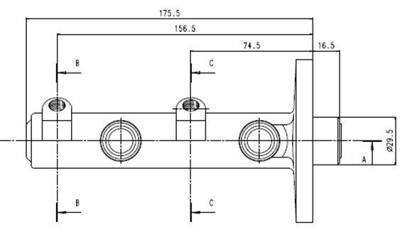 MOTAQUIP Peapiduri silinder VMC212