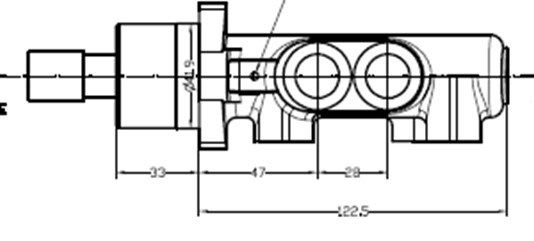 MOTAQUIP Peapiduri silinder VMC234