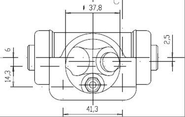 MOTAQUIP Колесный тормозной цилиндр VWC237