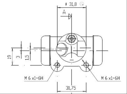 MOTAQUIP Rattapidurisilinder VWC263